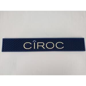 Ciroc Vodka Rubber Bar Mat, Drink Rail Spill 20 1/2 x 3 3/8"